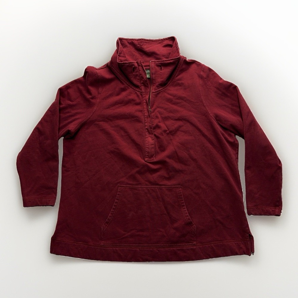 Eddie Bauer Pullover Sweater Women's 3X Long Sleeve Half Zip Gorpcore Outdoors